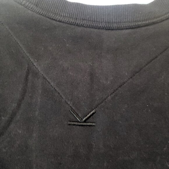 KENZO Paris Crewneck Sweatshirt L Black "Spend the Nite at dEEP" Embroidered Eye - Picture 5 of 10